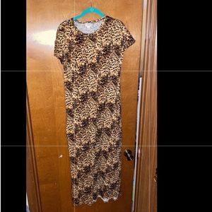 LuLaRoe leopard print dress